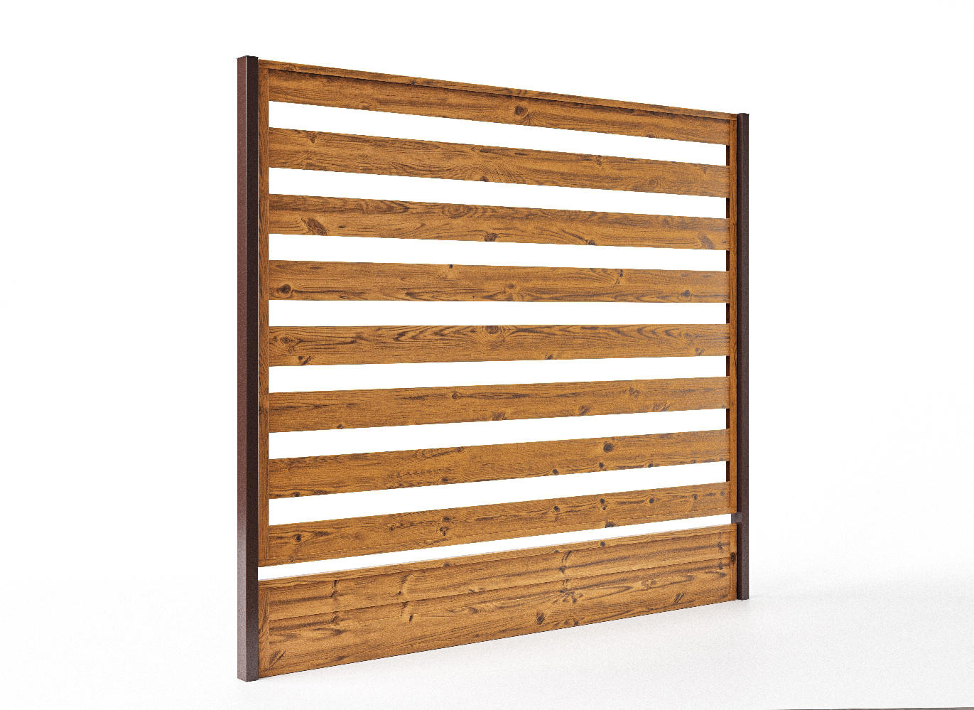 Hornval Plotový panel s lamelami 120 x 200 cm Multigloss